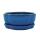bol bonsaï avec soucoupe taille 1 - bleu - haitang/ovale - modèle i5 - l 12cm - b 9,5cm - h 4,5 cm