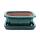 bol bonsaï avec soucoupe taille 1 - vert - carré - modèle g13 - l 12cm - b 9,5cm - h 4,5 cm