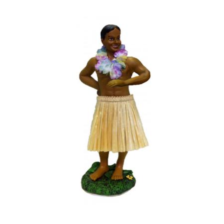 Hawaii miniature Dashboard Hula Doll - Man in Dancing Pose